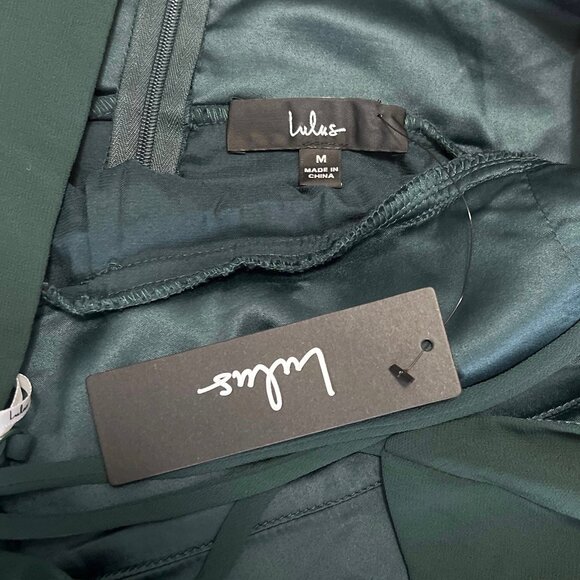 Lulu's Forest Green Maxi Dress - Picture 5 of 6